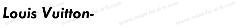 Louis Vuitton字体转换